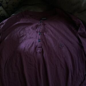 Diesel long sleeve burgundy